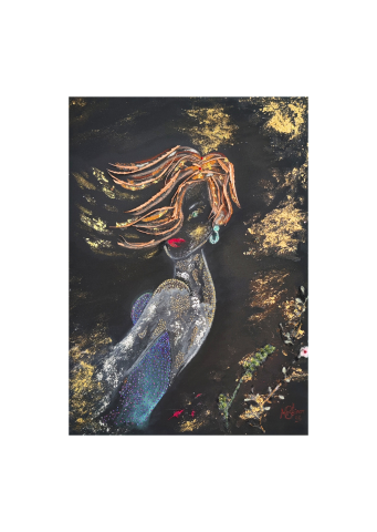 Image 1 de l'œuvre "The Lady in the Wind" par Madeleine Farhoumand sur art24