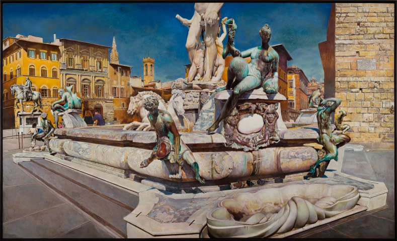 Image 1 de l'œuvre "Neptun Brunnen. Florenz" par Rudolf Häsler sur art24