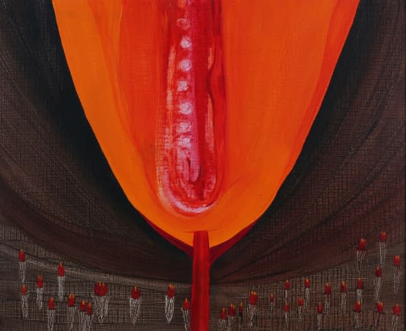 Image 1 de l'œuvre "Tulip in heat" par Edith Irving-Sommer sur art24