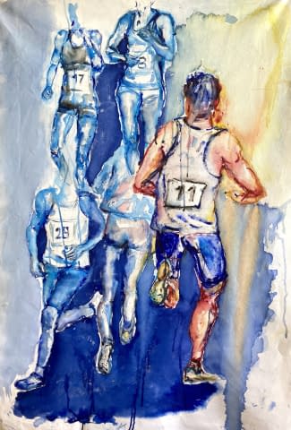 Image 1 of the artwork "Running in my Family" by Katarina Babska Malikova on art24