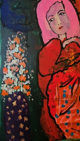 Image 4 of the artwork "Sing with me" by Ghazal Ashrafian on art24