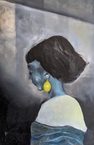 Image 1 of the artwork "Mädchen mit gelbem Ohrring" by DK on art24