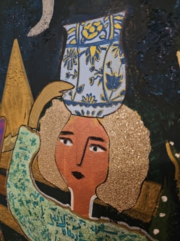 Image 2 of the artwork "The women are angels" by Ghazal Ashrafian on art24