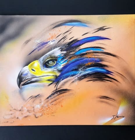 Bild 1 des Kunstwerks "When eagles cry" von JMH color Rock's auf art24