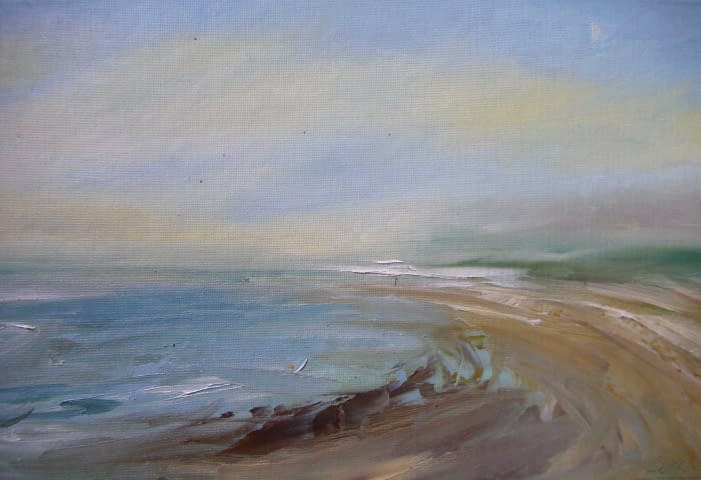 Image 1 de l'œuvre "Weiter Strand I DK" par Ebba Sakel sur art24