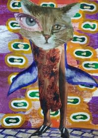 "von Katzen und ihren Geschichten, Serie." by Maria Fernanda Schulz on art24