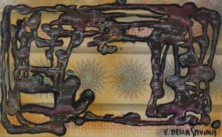 "Komposition auf Tapete" by Ettore Della Savina on art24