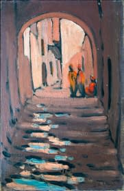 "Damas. Vieille Rue (dt. Damaskus. Alte Strasse)" by Ch. A. Mangin on art24