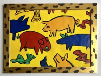 "Verliebtes Schwein/ Szerelmes Disznó (Zella- Mehlis)" by István efZámbó on art24