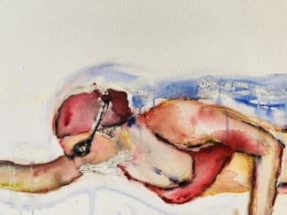 "I swimm across" von Katarina Babska Malikova auf art24