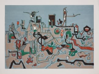 "Město (dt. Stadt) (19/31)" by František Gross on art24