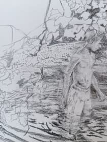 "L' enfant et la rivière" by Emmanuelle Tenailleau on art24