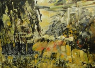"Hüter der Angst" von German Pizzinini auf art24