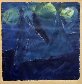 "Kék Angyal/Blauer Engel" von János Aknay auf art24