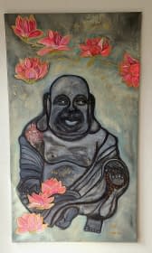 "Buddha under Cherry" von Art by Tina N. auf art24
