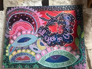 "les yeux de l'univers" by crazy_glob on art24