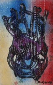 "Komposition auf Tapete" by Ettore Della Savina on art24