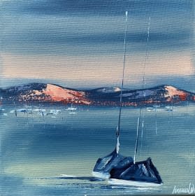 "Abend am See" by Ivonne Wild on art24