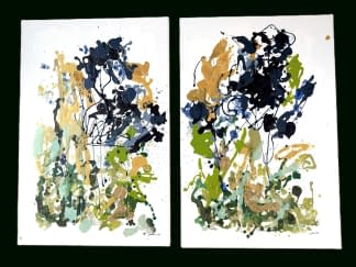 "FLORAISONS CROISEES (Période CONVERGENCE" von GABAN auf art24
