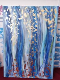 "Gold Regen" by DAgis Welt on art24
