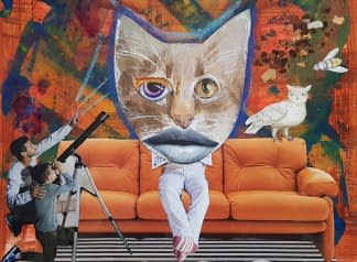 "von Katzen und ihren Geschichten, Serie." by Maria Fernanda Schulz on art24