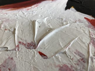 "Zászlót tartó/Flagge haltend" von Attila Orbán auf art24