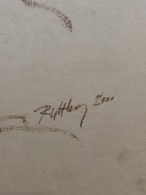 "Menekülők/ Auf der Flucht" von Ruttkay Sándor auf art24