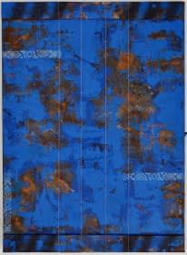 "Oxidiertes Blau" by Dominik Schlumpf on art24
