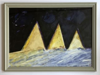 "Víz felett utazó/Die Reise über Wasser" de János Aknay sur art24