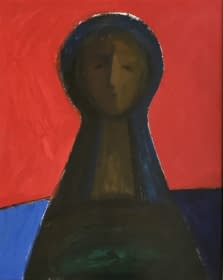 "Festőangyal/Maler Engel" von János Aknay auf art24