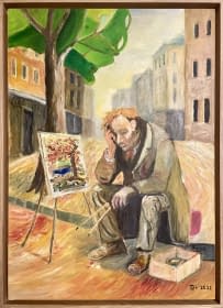 "Der Maler (Zwischen Farbe und Zweifel)" by S. Konstantin Toth on art24