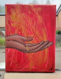 "Heart of Fire" von Angy Luisa auf art24