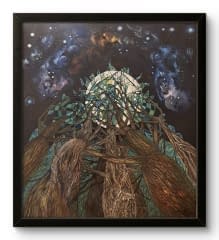 ""In der Umarmung der Bäume"" by Katarzyna Knap KNAP_ART on art24