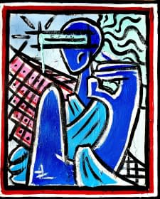 ""NONCHALANT FLASH"  NR.104" by CAN OZAN CAGLI on art24