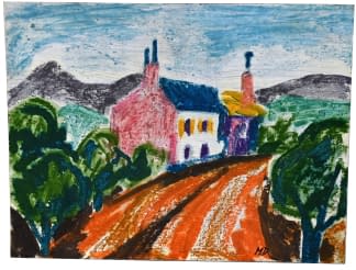 "Dorfstrasse" by Milena Biblikova on art24