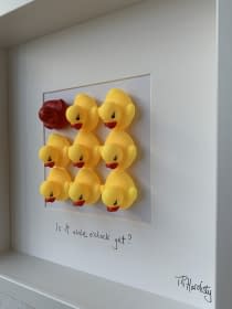 "Is it wine o'clock yet ?" by T P Hardisty on art24
