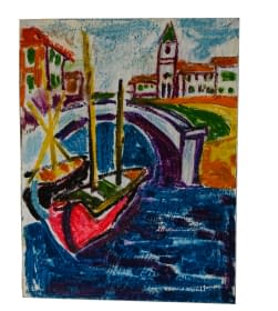 "Am Hafen" by Milena Biblikova on art24