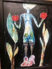 "Rote Schuhe 3" von Christa Baisch auf art24