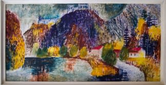 "Hrad Dívčí Kámen (dt. Burg Mädchenstein/ Maidstain)" by Dana Hlobilová on art24