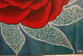 "Little-Rose (Beads)" by Olha Nazarenko on art24