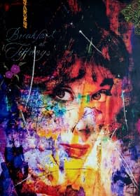 "Audrey Hepburn - Tiffany's Breakfast" by Adelia Clavien on art24