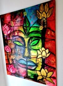 "Inspired Buddha" von Art by Tina N. auf art24