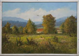 "Dörflein im Böhmerwald" von Jan Sklenar auf art24