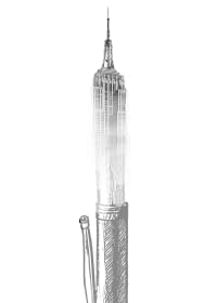 "Empire State Pen" by Euphor on art24