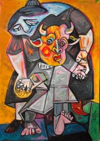 "Die Heldenreise des Minotaurus" von Ravesh auf art24