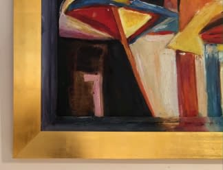 "Színes házak/ Bunte Häuser" by Katalin Szabadi on art24