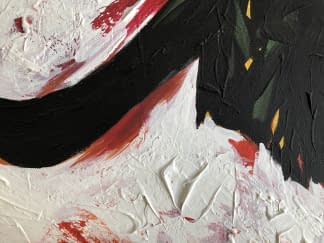 "Zászlót tartó/Flagge haltend" von Attila Orbán auf art24