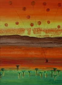 "Mann mit Luftballon" by Edith Irving-Sommer on art24