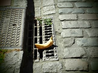 "Die sonnige Banane" by Euphor on art24