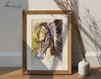 "Indian" de samirartist sur art24